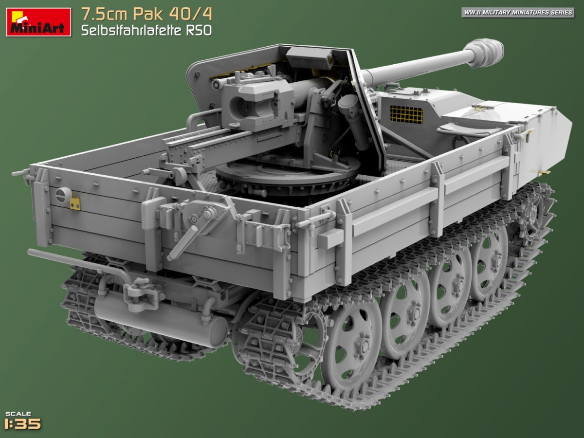 MiniArt 35483 7.5cm Pak 40/4. Selbstfahrlafette RSO 1/35 – image 5