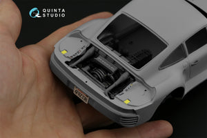 Quinta Studio QD24003 Porsche 959 3D-Printed &amp;amp; colored Interior on decal paper (Tamiya) 1/24 – obrázek 13