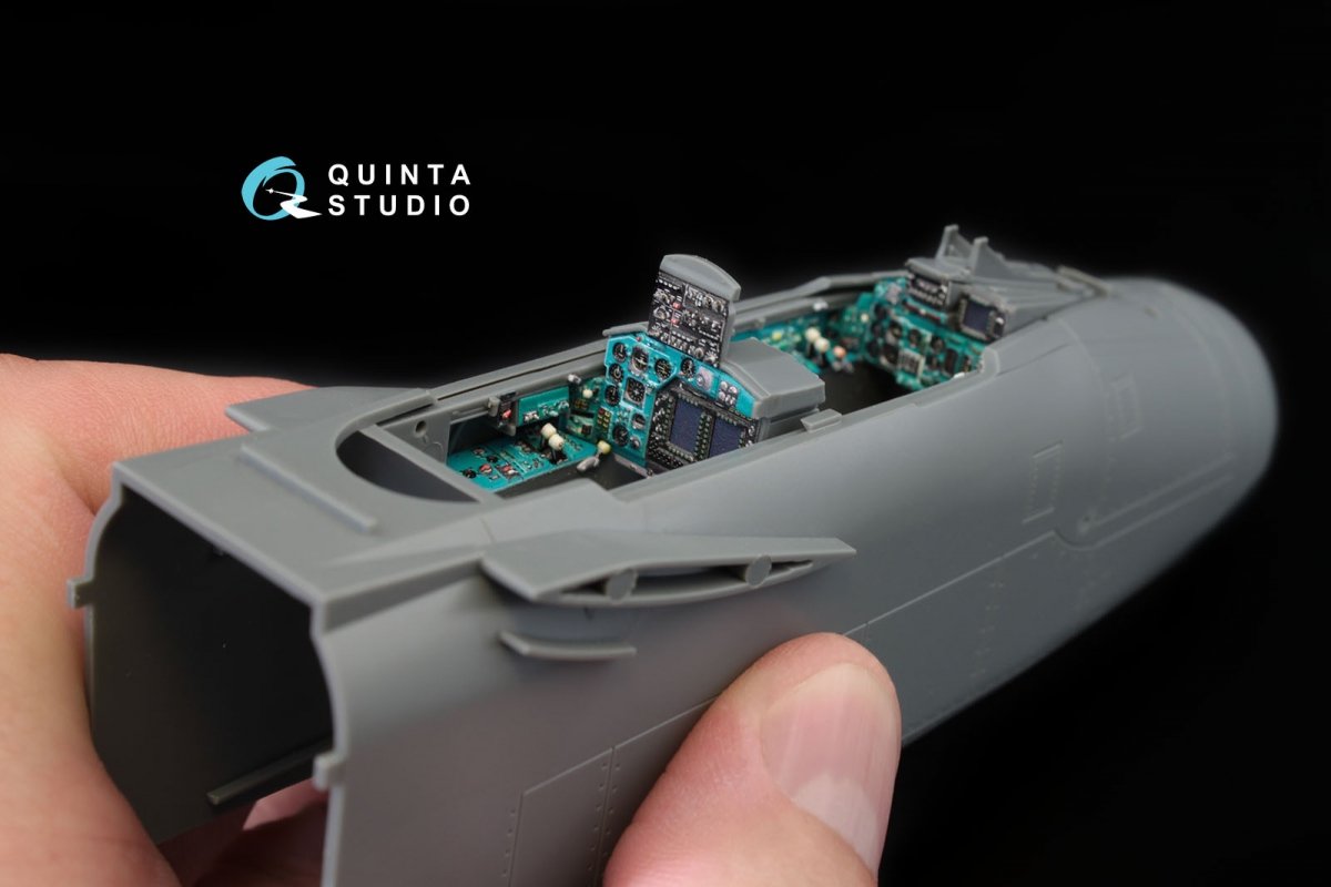 Quinta Studio QD48028 MiG-31BM 3D-Printed &amp;amp; colored Interior on decal paper (for AMK kit) 1/48 – obrázek 3