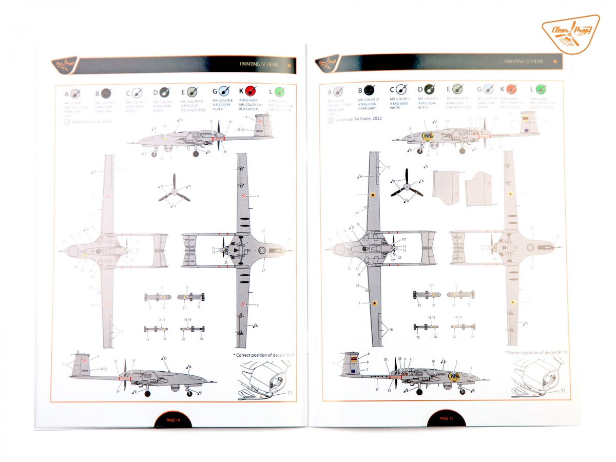 Clear Prop! CP3502 TB.2 UAV In Polish Service STARTER KIT 1/35 – image 27