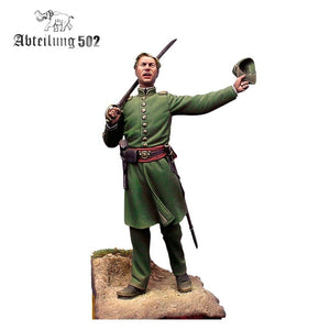 502 Abteilung ABT1013 5TH GEORGIA INFANTRY (CLINCH RIFLES) 1861. 54MM RESIN. – obrázek 2