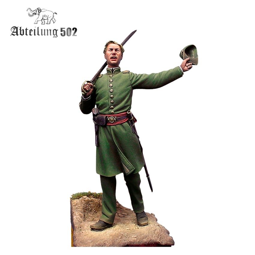502 Abteilung ABT1013 5TH GEORGIA INFANTRY (CLINCH RIFLES) 1861. 54MM RESIN. – obrázek 2