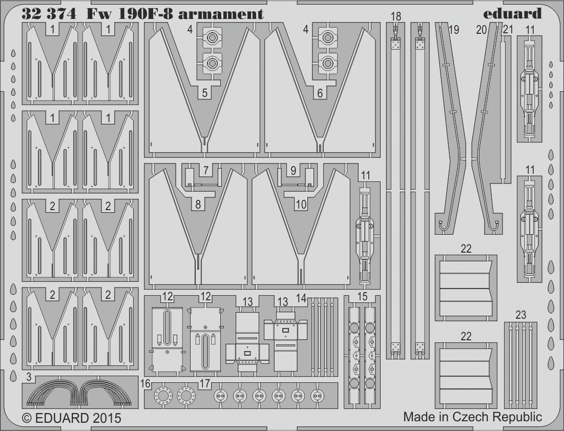 Eduard 32374 Fw 190F-8 armament 1/32 REVELL