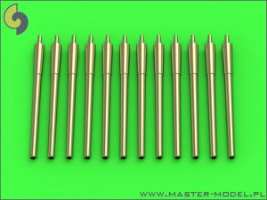 Master SM-700-051 USN 14in/50 (35.6 cm) gun barrels - for turrets with blastbags (12pcs) - New Mexico (BB-40) and Tennessee (BB-43) classes 1/700 – image 2
