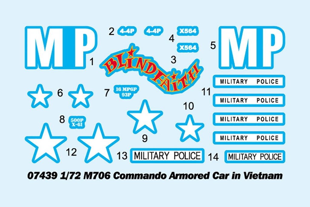 Trumpeter 07439 M706 Commando Armored Car in Vietnam 1/72 – immagine 3