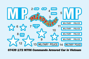 Trumpeter 07439 M706 Commando Armored Car in Vietnam 1/72 – immagine 3