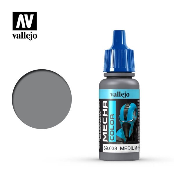 Vallejo 69038 Mecha Color - Medium Gray 17ml