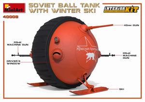 MiniArt 40008 SOVIET BALL TANK w/ WINTER SKI. INTERIOR KIT 1/35 – Bild 12