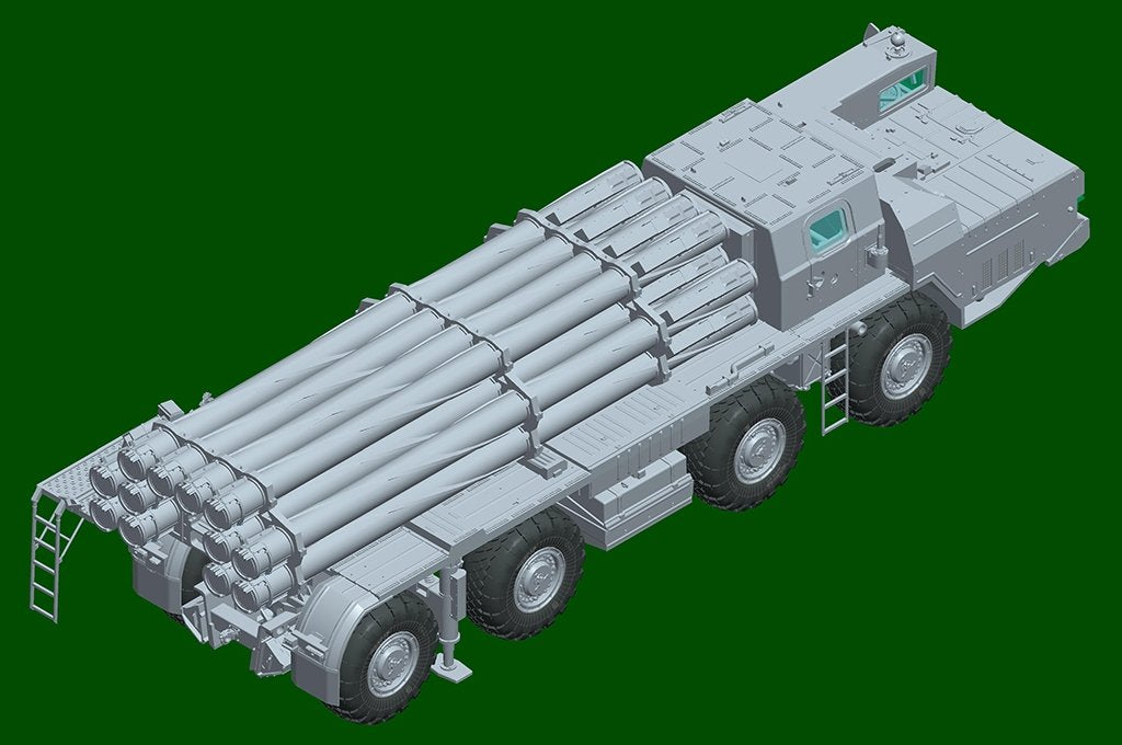 Hobby Boss 82940 Russian 9A52-2 Smerch-M Multiple Rocket Launcher of RSZO 9k58 1/72 – obrázek 6