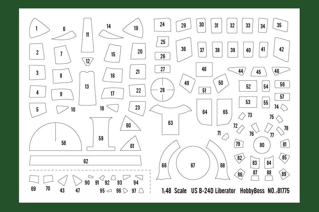 Hobby Boss 81775 US B-24D Liberator 1/48 – Bild 6