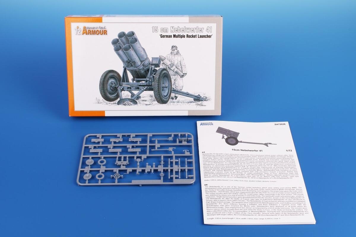 Special Armor 72026 15 cm Nebelwerfer 41 &amp;#39;German Multiple Rocket Launcher&amp;#39; 1/72 – immagine 2
