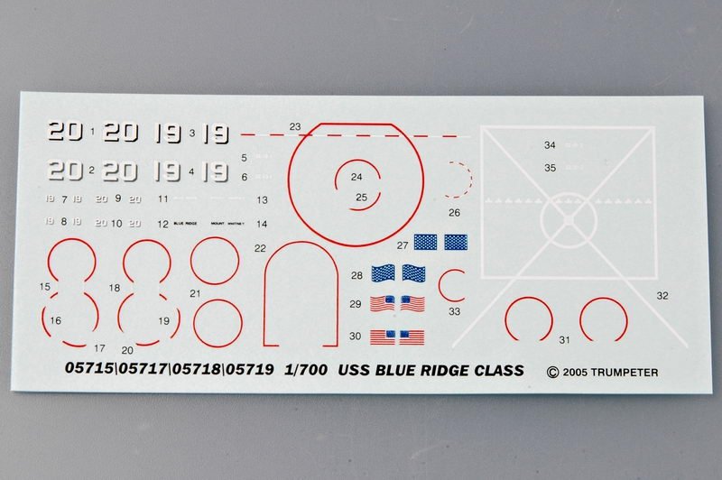 Trumpeter 05715 USS BLUE RIDGE LCC-19 1997 1/700 – immagine 5