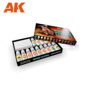 AK Interactive AK11777 SERGIO VILCHES – 3GEN SIGNATURE SET – 14 COLORS &amp;amp; 1 FIGURE – image 2