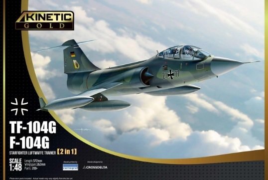 Kinetic K48089 Lockheed TF-104G Starfighter 1/48