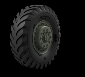 Panzer Art RE35-807 M26 Dragon Wagon Road wheels (Firestone) 1/35 – Bild 2