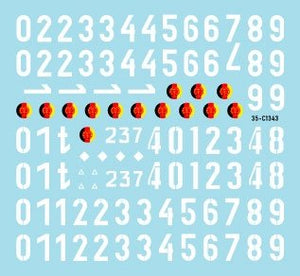 Star Decals 35-C1343 DDR - NVA 2. Numbers &amp;amp; insignia of the East German Nationale Volksarmee 1/35 – Bild 3