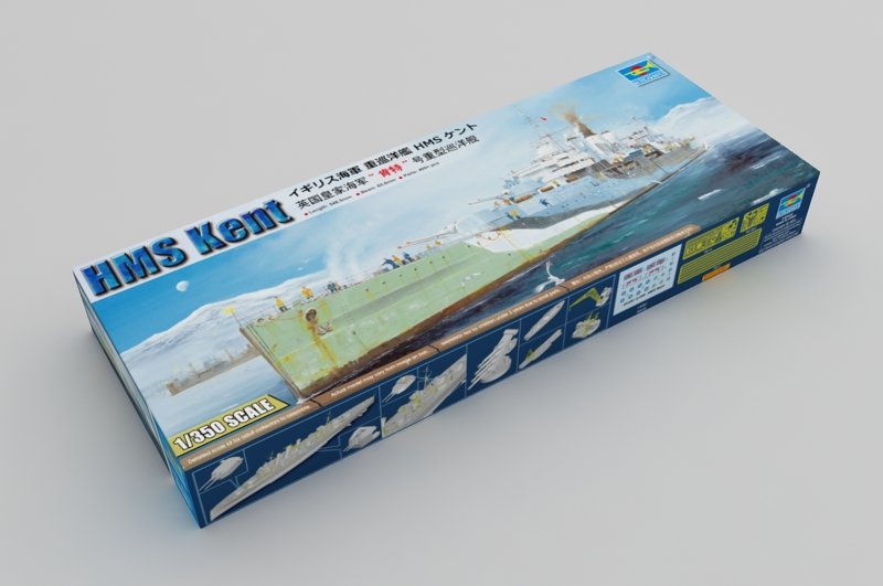 Trumpeter 05352 HMS Kent 1/350 – image 2