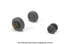 Armory Models AW48316 F-100D Super Saber wheels w/ weighted tires 1/48 – image 2