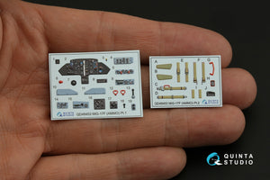 Quinta Studio QD48453 MiG-17F 3D-Printed colored Interior on decal paper (AMMO/Kinetic) 1/48 – immagine 4