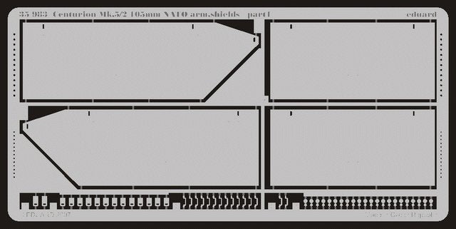 Eduard 35983 Centurion Mk.5/2 105mm NATO army. shields 1/35 AFV Club