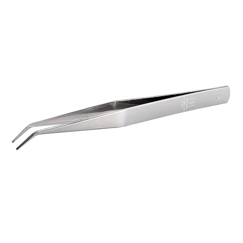 Mineshima F-5 AA Angled Tweezers 125 mm