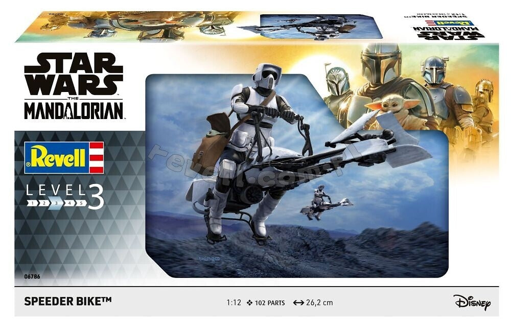Revell 06786 Speeder Bike - The Mandalorian 1/12 – obrázek 2