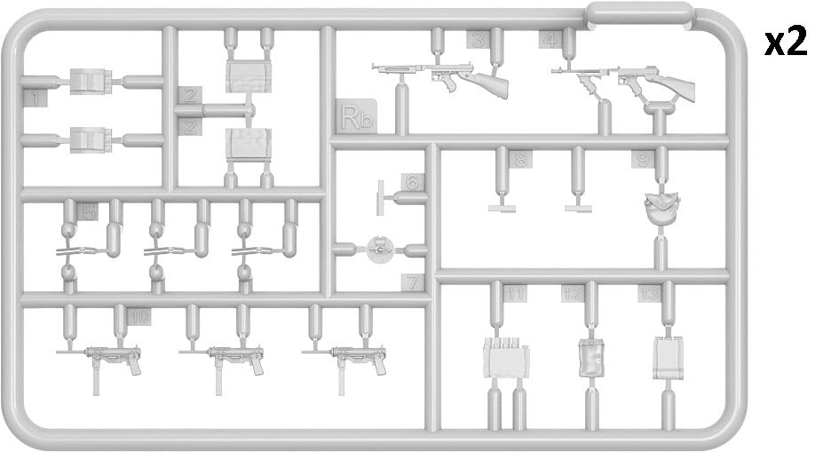 MiniArt 35407 US Infantry Tank Riders. Set 1 1/35 – image 2
