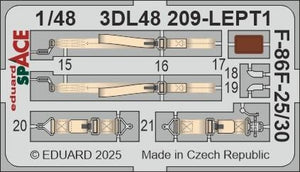 Eduard 3DL48209 F-86F-25/30 SPACE Airfix 1/48 – obrázek 4