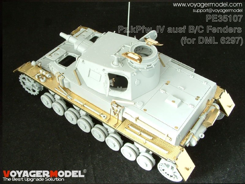 Voyager Model PE35107 Pz.kPfw. IV Ausf B/C (For DRAGON 6297) 1/35 – image 3