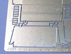 Aber 35195 Russian heavy tank KV-1, KV-2 - vol. 5 - additional set - tool boxes late type for early fenders 1/35 – obrázek 2