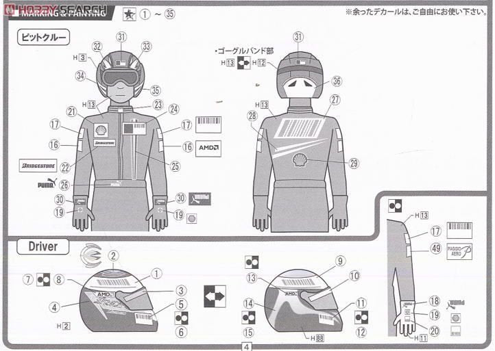 Fujimi 112442 PIT CREW SET A 1/24 – Bild 6