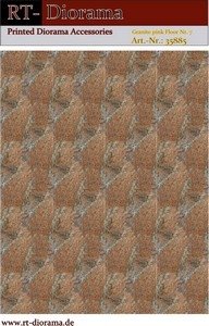 RT-Diorama 35885 Printed Accessories: Granite pink Floor No.7 1/35