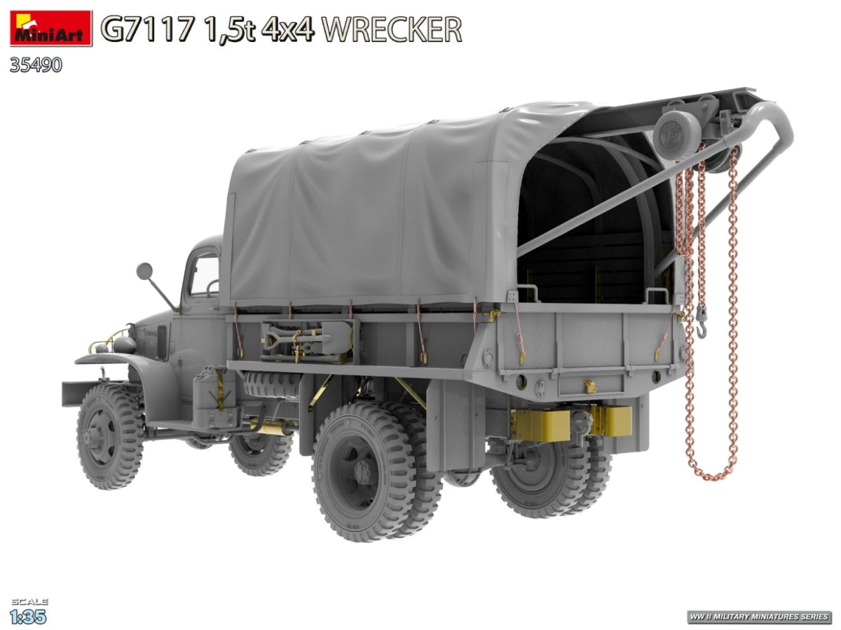 MiniArt 35490 G7117 1.5t 4x4 Wrecker 1/35 – image 6