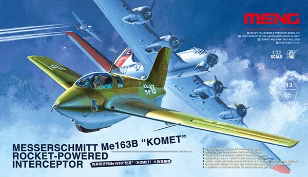 Meng Model QS-001 Messerschmitt Me-163B &amp;quot;Komet&amp;quot; 1/32