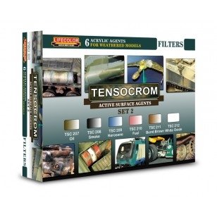 Lifecolor TSC02 Filter Tensocrom Set 2 6x22ml