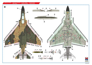 Hobby 2000 48038 Vietnam Aces vol.2 ( ACADEMY + CARTOGRAF + MASKS ) 1/48 – immagine 5