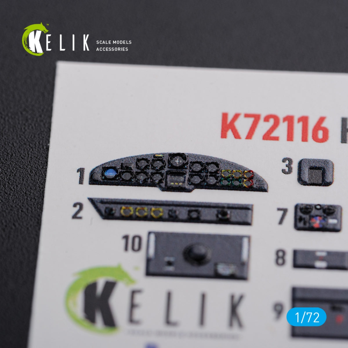 KELIK K72116 He-111 H6 interior 3D decals for Airfix kit 1/72 – zdjęcie 4