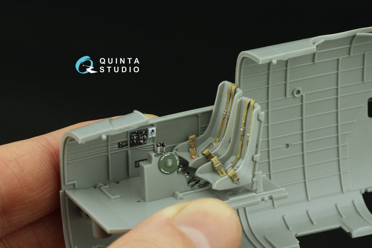 Quinta Studio QD48436 B-25J Mitchell Glass Nose 3D-Printed colored Interior on decal paper (HK models) 1/48 – image 10
