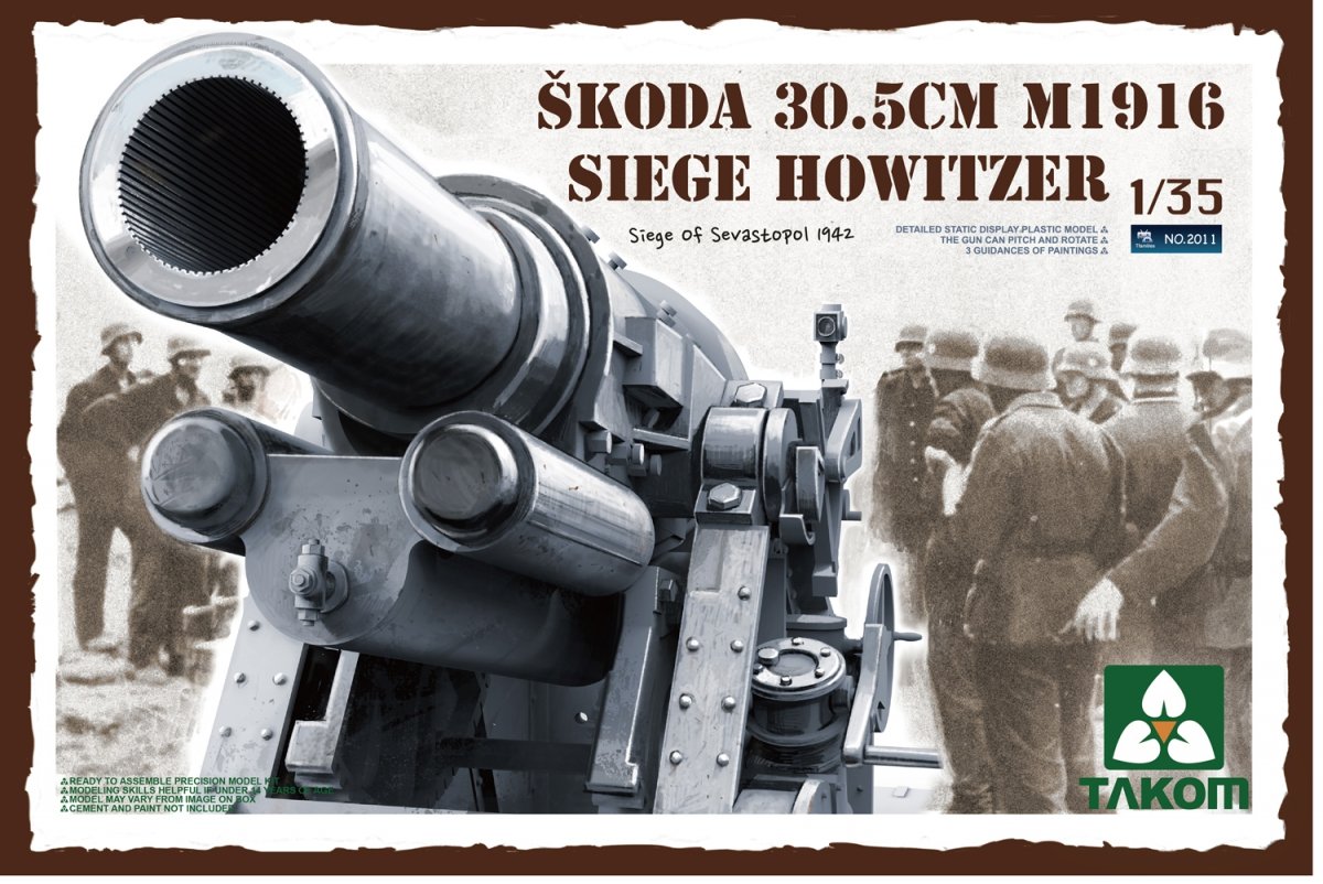 Takom 2011 Skoda 30.5CM m1916 Siege Howitzer (1/35)