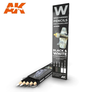 AK Interactive AK10039 BLACK &amp;amp; WHITE: SHADING &amp;amp; EFFECTS SET