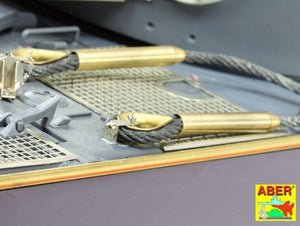 Aber 16030 Tow cables and track cables with brackets used on Tiger I, King Tiger and Panther (1/16) – imagen 3