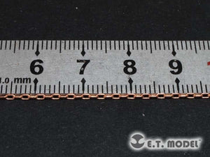 ET Model T-016 Chains (2.0mm*1.0mm Φ0.2mm , brass)
