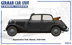 MiniArt 38016 GERMAN CAR 170V CONVERTIBLE SALOON 1/35 – imagen 7