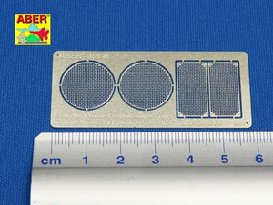 Aber 35G23 Grilles for german self propelled gun Geschützwagen Tiger für 17cm Kanone 72 (1/35) – Bild 2