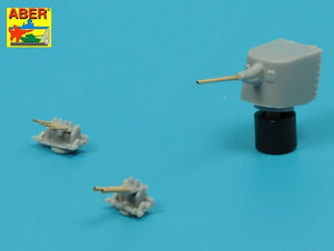 Aber 350L-75 Barrels set for Japnnese Light Cruiser like: Abukama; Isuzu; Kinu; Nagara; Natori; Yura -140mm x 7, 25mm x 4, 13mm x 4 1/350 – image 4