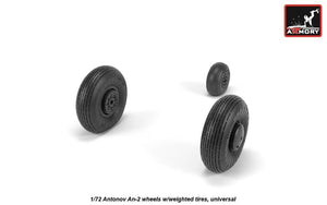 Armory Models AW72057 Antonov An-2/An-3 Colt wheels w/ weighted tires 1/72 – obrázek 4