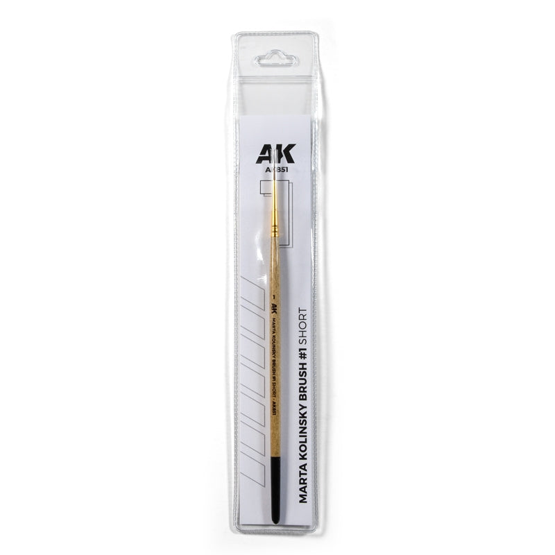 AK Interactive AK851 MARTA KOLINSKY BRUSH #1 SHORT – Bild 3