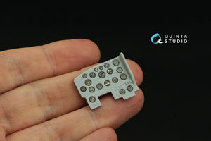 Quinta Studio QD32243 US WWII Cockpit instrument gauges without bezels 3D-Printed &amp;amp; colored Interior on decal paper (All Kits) 1/32 – image 7