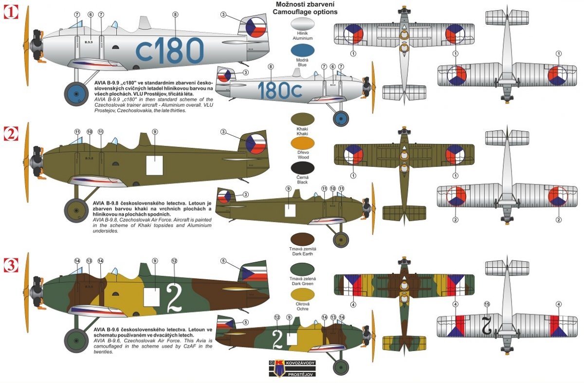 Kovozavody Prostejov KPM4818 Avia BH-9 „Boska“ 1/48 – Bild 2