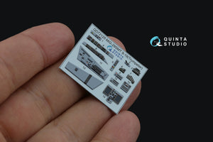 Quinta Studio QD72120 MiG-29SMT 9-19 3D-Printed coloured Interior on decal paper (Trumpeter) 1/72 – zdjęcie 4